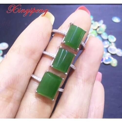 925 sterling silver with 100% natural jasper ring women with Luxury and generous A wedding gift