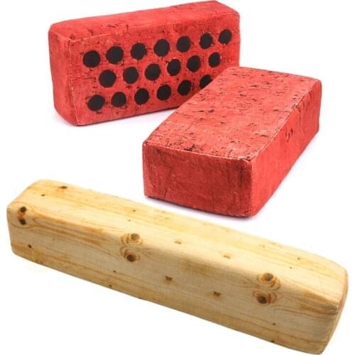 1 Pcs Creative Realistic Brick or Wooden Stick Pillow Plush Toys Prank Novelty Jokes Noveleties Prank Office Gadget Funny Trick