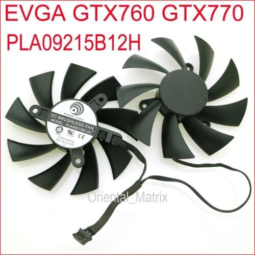 PLA09215B12H 12V 0.55A 85mm 42*42*42mm 4Pin 4Wire For EVGA GTX760 GTX770 Graphics Card Cooling Fan