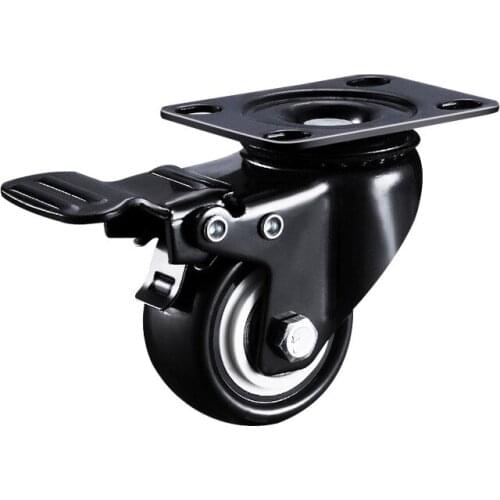 4pcs 1.5 inch/2 inch swivel caster cart furniture chair caster wheel rubber chair