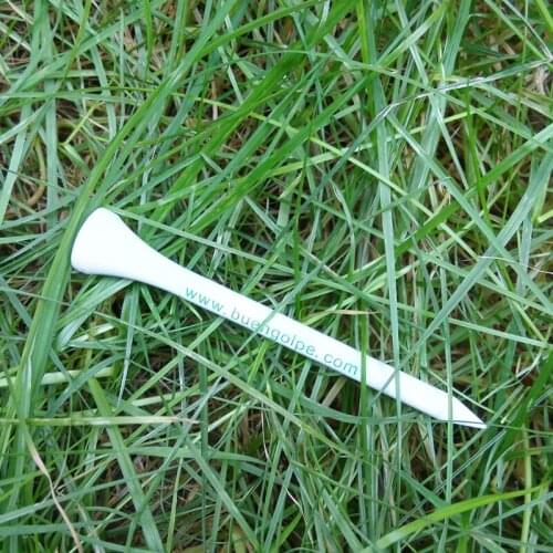 50pcs 70MM White Wooden golf Ball Tees Printing Golf Tee New Clearance Sale