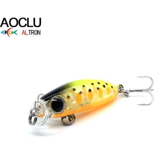 AOCLU wobblers Super Quality 8 Colors 30mm 3.9g Hard Bait Minnow Shad Crankbait Fishing lure Bass Fresh Salt water tackle