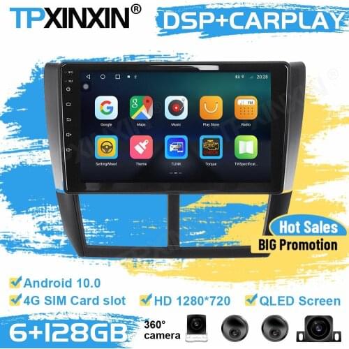 360 Cameras Car Radio Stereo Receiver Android9 For Subaru Forester 2008 2009 2010 2011 2012 2013 GPS Player Auto Audio Head Unit