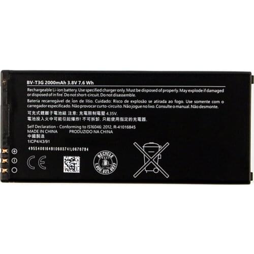 BV-T3G Original battery 2000mah for Nokia Microsoft Lumia 650 RM-1154 BVT3G Cellphone batteries
