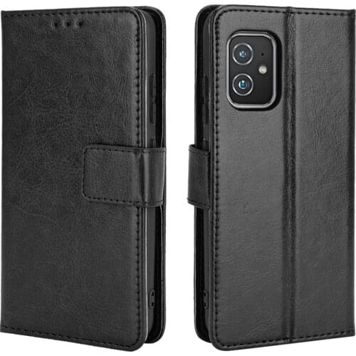 Cases For Asus Zenfone 8 ZS590KS Case Magnetic Wallet Leather Cover For Asus Zenfone8 ZS590KS Stand Coque Phone Cases