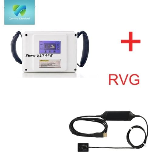 Digital LCD Touch Screen Dental X Ray Unit Portable dental Machine WITH RVG DENTAL SENSOR