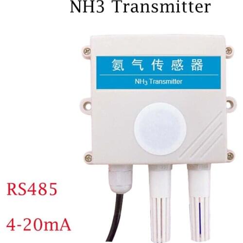 NH3 Sensor MQ137 Transmitter NH3 Chicken House Public Toilet Pig Farm Detection 4-20mA Output RS485