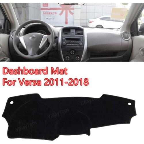 For Nissan Versa 2011-2018 High Quality Anti-Slip Mat Sunshade Dashmat Protect Carpet Dashboard Cover Pad Accessories