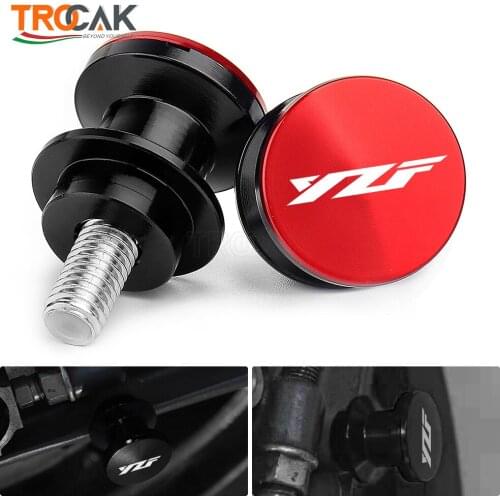 For Yamaha YZF R3 R25 R6 R1 YZF-R3 1999-2021 2020 2019 2018 Motorcycle Accessories CNC M6 Swingarm Spools Slider Stand Screw