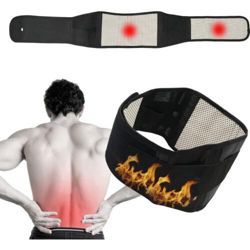 Tourmaline Waist Brace Support Belt Band Self Heating Lower Back Supports Magnetic Therapy Lumbar Waist Bandage Back Waist Belt