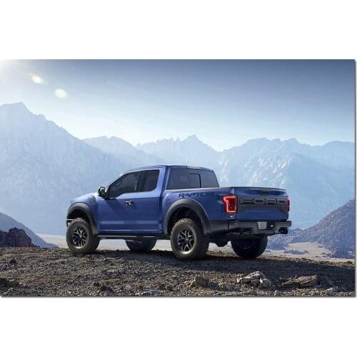 Ford F 150 Raptor Pickup Truck Photo Decorative Posters Canvas Painting Wall Art Picture For Living Room