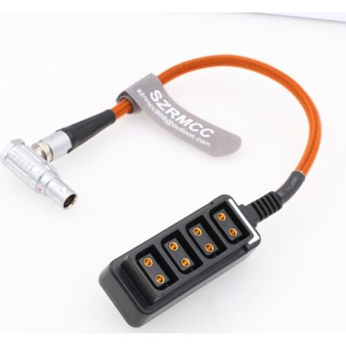 ARRI Alexa Mini EXT 7 Pin Male 12V Output to 4 Port D tap Female Hub Splitter Expansion Power Out Cable