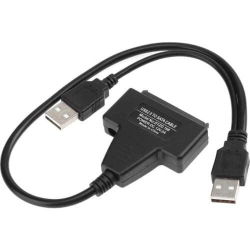 SATA Hard Disk Drive Converter Cable USB 2.0 to Sata Adapter External Power for 2.5/3.5 inch SSD Hard Disk Drive Converter Cable