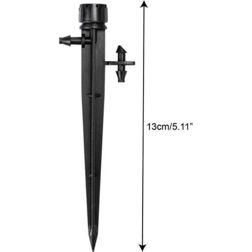 10pcs 360 Degree 8 Holes Irrigation Dripper Drip Arrow Home Garden Flower Pot Micro Irrigation Sprayer Watering Nozzle Fittings