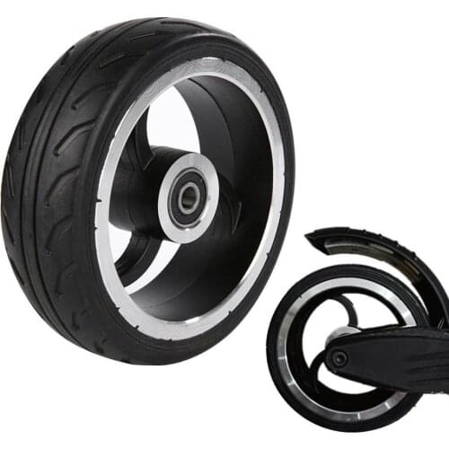 High Quality 5.5 Inch Scooter Wheel PU Tire Aluminum Alloy Rubber For Wheelchair Rear Wheel