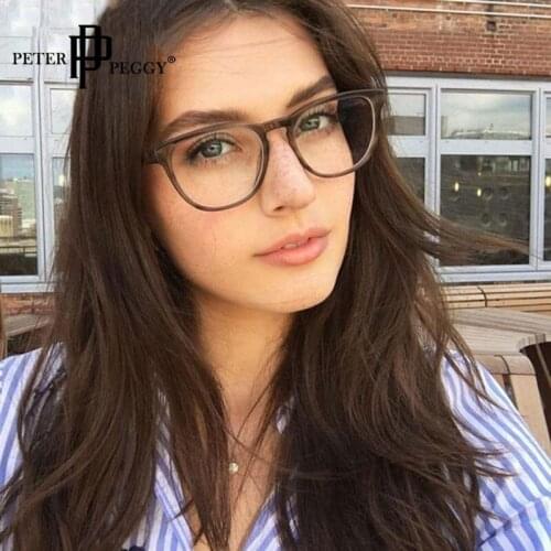 Square Glasses Frame Women Retro Clear Glasses Transparent Eyeglasses Optical Eyeglasses Frames Ultralight Prescription Eyewear