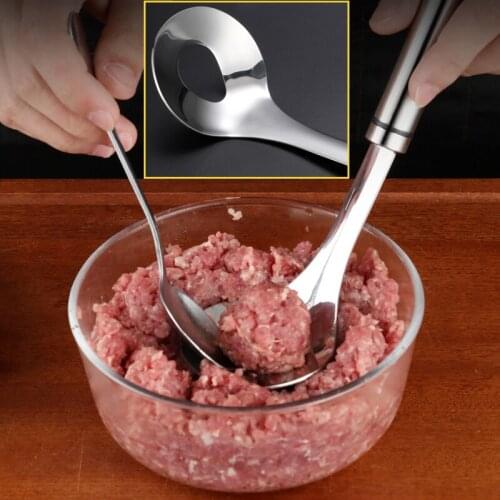 Meatball Maker Spoon 304 Stainless Steel Non-Stick Creative Meat Ball Dig Tool Kitchen Gadgets Mold Making DIY Cooking Accessory