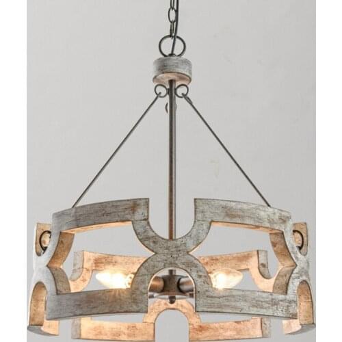 Nordic style simple living room chandelier American creative restaurant bar clothing store coffee shop model room lamp