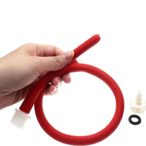 50cm Soft Latex Anal Enema Tube Anal Cleaning Vaginal Cleaner Nozzle Attachment Shower Tip Butt Plug Cleaner Enemator Sex Toys