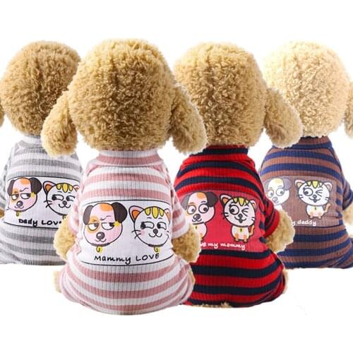 Dog Pajamas Pet Clothes for Small Dogs Cat Overall Suit Dog Puppy Jumpsuit for Dogs Chihuahua Sleepingwear Pet Clothing Coat