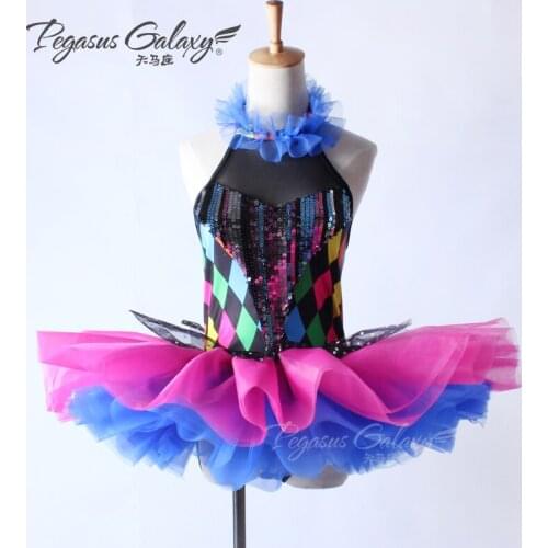 Girls Dancing Dress Adult Stage Performance Ballet Costume Tutu Dance Costume Child Ballet Tutu Ballerina Dancewear B-6314