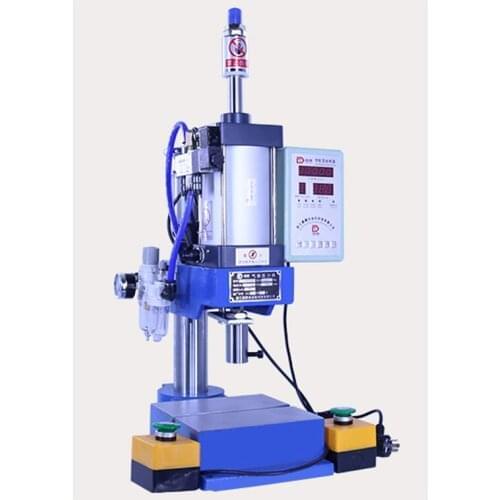 Pneumatic Punching Machine Hand Press Machine 300KG Adjustable Force Pneumatic Puncher 110V/220V Type 80