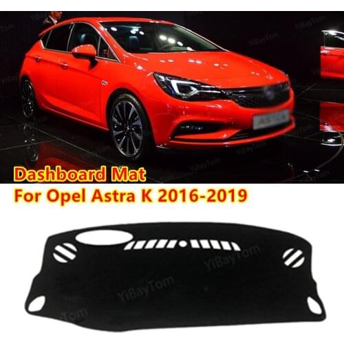 For Opel Astra K 2016-2019 Vauxhall Holden Anti-Slip Mat Sunshade Dashmat Protect Carpet Dashboard Cover Pad Accessories