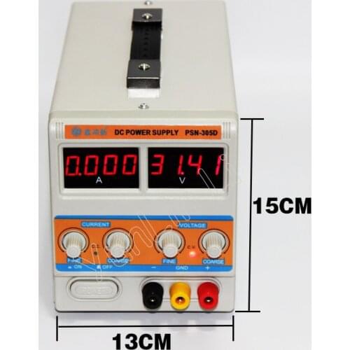 PSN-305D Digital Display 30V 5A Voltage Regulators/Stabilizers Adjustable DC Regulated Power Supply