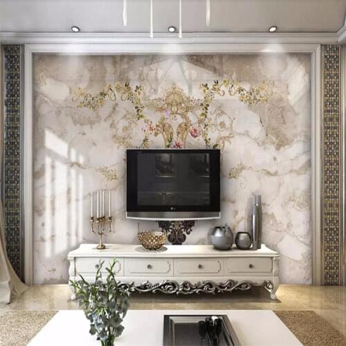 Luxury 3D Wallpaper Pattern Custom Wall Murals For Living Room Bedroom Wall Covering 3D Wallpaper Walls Sofa TV Background Wall