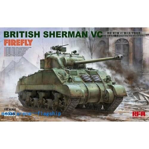 Rye Field Model RFM RM-5038 1/35 British Sherman VC Firefly Plastic Model Building Kit