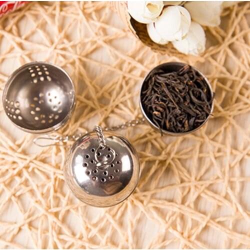 Stainless Steel Tea Infuser Sphere Locking Spice Tea Ball Strainer Mesh Infuser Tea Filter Strainers Kitchen Accessories