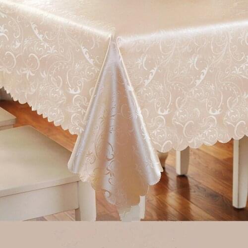 PU tablecloth waterproof and oilproof anti-scalding fabric restaurant coffee table pad table mat hotel square tablecloth multifu