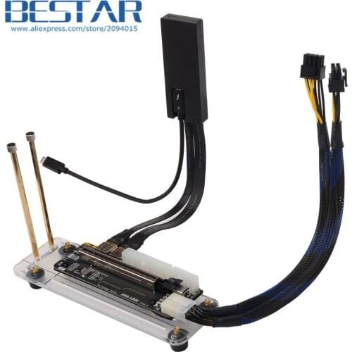 ADT-Link R43SG-TB3 PCIe x16 PCI-e x16 to TB3 Extension Cable PCI-Express Cables eGPU Adapter