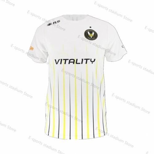 Vitality Jersey Uniforms 2021 New Little Bees Team T-shirt LOL League OWL CSGO Competition Uniforms Vitality Team Supporters Tee