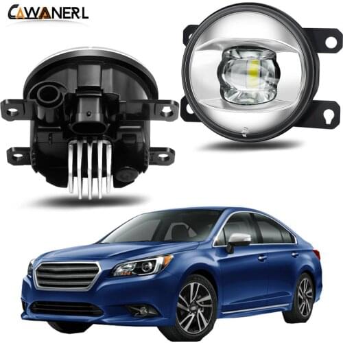 Fog Light Assembly For Subaru Legacy 2010-2018 Car Driver + Passenger LED Lens Fog Light Daytime Running Lamp 30W 8000LM 12V
