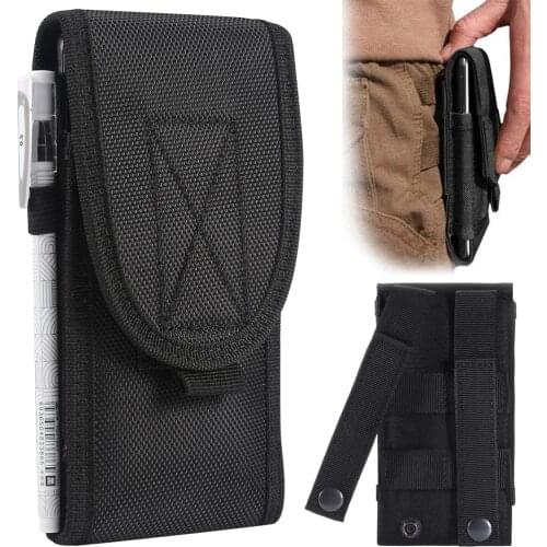 Universal Army Camo Bag for Mobile Phone Belt Pouch Holster Cover Case Tactical Military Phone Pouch Waist Clip-On Holster Bag