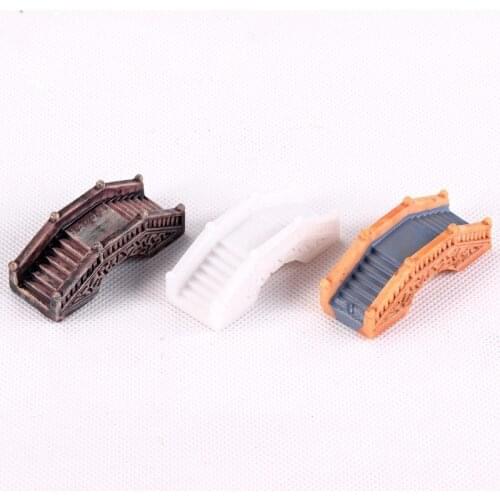 Vintage Resin Bridge Miniaturas Fairy Garden Ornament DIY Decor Miniatures Dollhouse Home Decoration Accessories Mini Craft