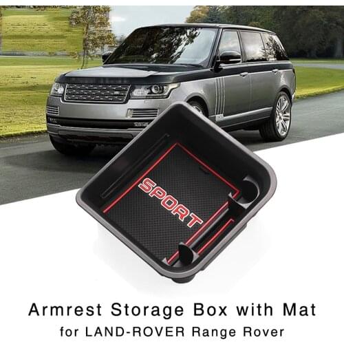 Armrest Storage Box for Land-Rover Range Rover 2014 2015 2016 2017 Central Console Tray