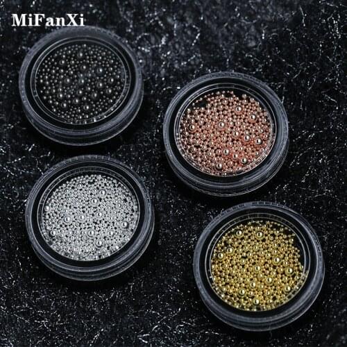 1 Box Nail Caviar Beads Nail Art Decoration Mini Glitter Micro Pearl Mini Bead Manicure Nail Art 3D Decoration