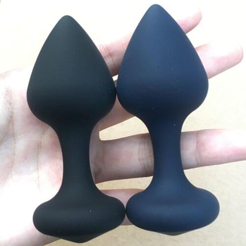 3 Pcs/Set Mini Silicone Anal Plug Butt Pull Bead G Spot Stimulation Dilator Prostate Massager Erotic Strapon Sex Toys For Adults