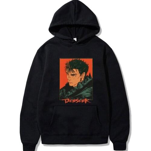 Berserk Uniex Anime Hoodie Pullover Tops Long Sleeve Hip Hop Cloth