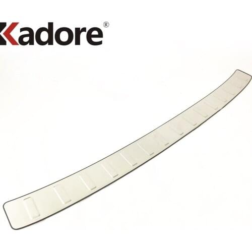 For Volkswagen Golf Variant 2014-2018 2019 2020 Stainless Steel Outer Rear Trunk Bumper Cover Trim Car Tailgate Door Sill Plate