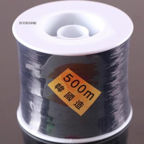 Black 500M Strong Stretchy Beading Elastic Crystal Cord String for DIY Bracelets Necklace Jewelry Findings Making N042