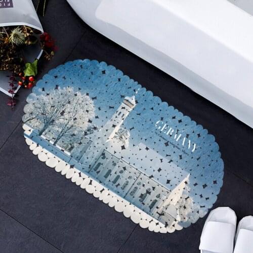 Bath Mats FreeShipping pvc shower bath mat Nonslip floor snow House mat anti-slip mat bathroom