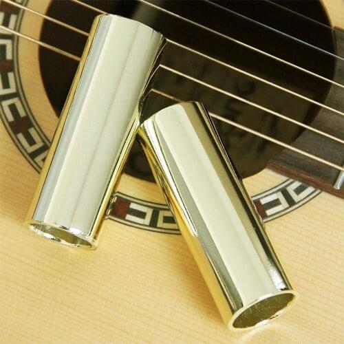 Brass Bass Guitar Slide Guitar String Finger Tube Slider for Stringed Instrument Ukulele Parts
