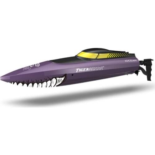 Boat Remote Control Boats for Pools and Lakes Fast Racing Boats for Kids and Adults with 2 Rechargeable Battery Low Battery Alar