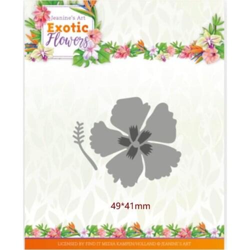 Metal cutting dies Hibiscus mold card Scrapbook paper craft knife mould blade punch stencils