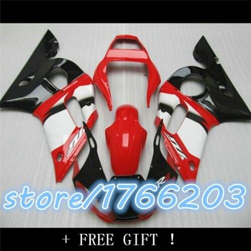 100%NEW red black fairings for YZF-R6 98-02 YZF R6 98 99 00 01 02 YZF 600 R6 1998 99 00 01 2002 fairing kBBF