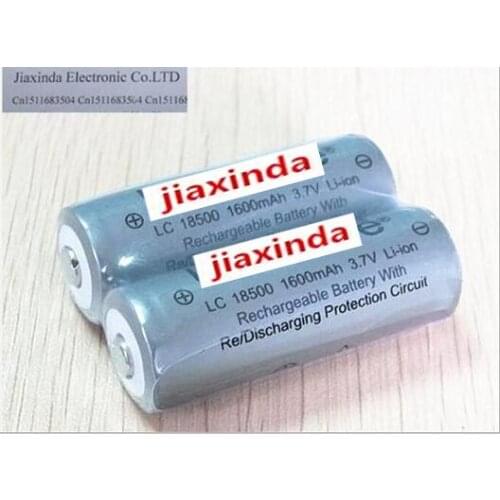 NEW 18500 1600mah 3.7V rechargeable lithium battery charging Li-ion battery batteries