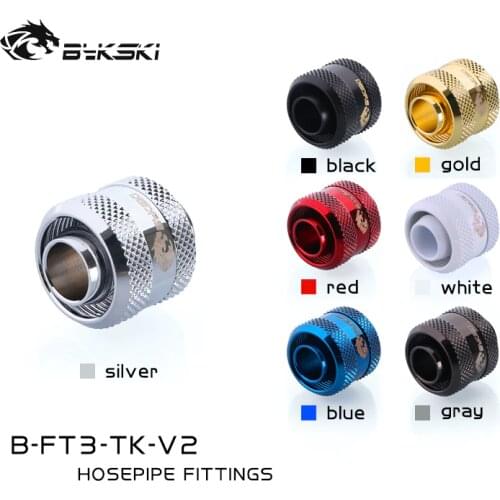 Bykski PC water cooling Fittings Soft tubes connector ID3/8" * OD5/8" 10*16mm G1/4" water cooler Adaptors B-FT3-TK-V2